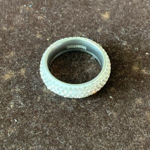 Titanium Embellished Infinity Ring NWOT